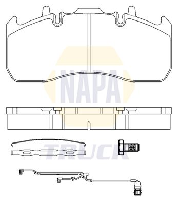 Napa Truck NTBP291731K Brake Pad Set, disc brake - 1