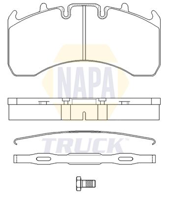 Napa Truck NTBP291771K Brake Pad Set, disc brake - 1