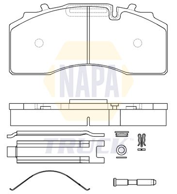 Napa Truck NTBP292271K Brake Pad Set, disc brake - 1