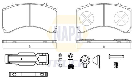 Napa Truck NTBP292441K Brake Pad Set, disc brake - 1