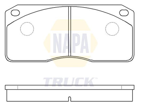 Napa Truck NTBP293021 Brake Pad Set, disc brake - 1