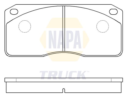 Napa Truck NTBP293021 Brake Pad Set, disc brake - 1