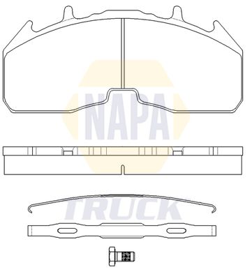Napa Truck NTBP293321K Brake Pad Set, disc brake - 1