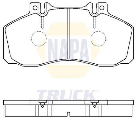 Napa Truck NTBP298351 Brake Pad Set, disc brake - 1