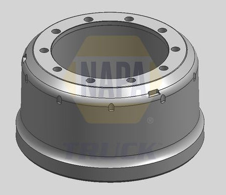 Napa Truck NTDR7024 Brake Drum - 1