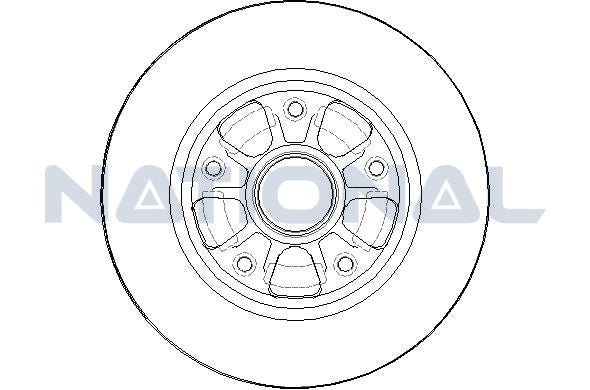 National Auto Parts NBD1774 Brake Disc - 1