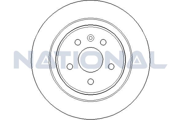 National Auto Parts NBD1916 Brake Disc - 1