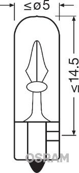 Osram 2722-02B Bulb, instrument lighting - 3