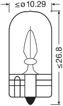 Osram 2821-2BL Bulb, direction indicator - 3