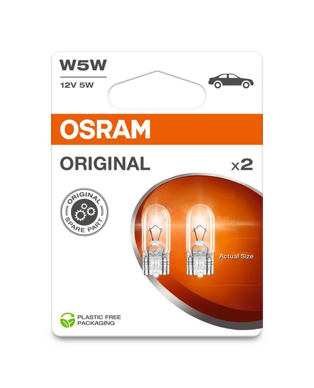 Osram 2825-2BL Bulb, direction indicator - 1