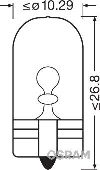 Osram 2845TSP Bulb, direction indicator - 3