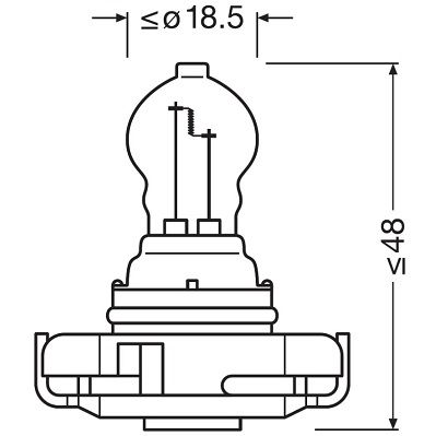 Osram 5201D Bulb, direction indicator - 3