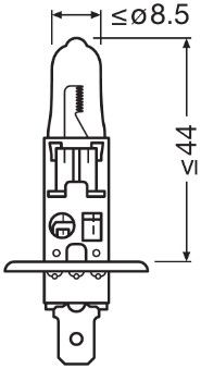 Osram 64150 Bulb, high beam headlight - 3
