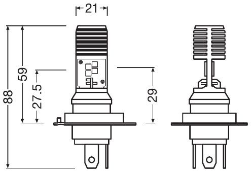 Osram 64185DWESY-01B Bulb, headlight - 3
