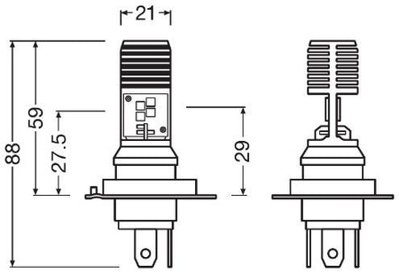 Osram 64185DWESY-01B Bulb, headlight - 3