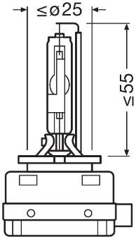 Osram 66150A Bulb, high beam headlight - 3