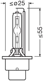 Osram 66240 Bulb, high beam headlight - 3