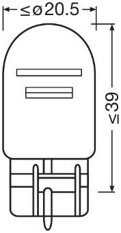 Osram 7515-2BL Bulb, direction indicator - 3