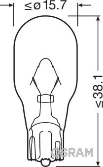 Osram 921NA Bulb, direction indicator - 2