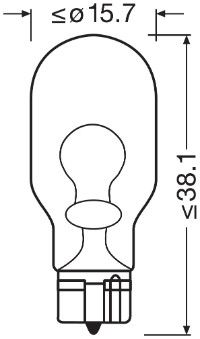 Osram 921 Bulb, direction indicator - 2