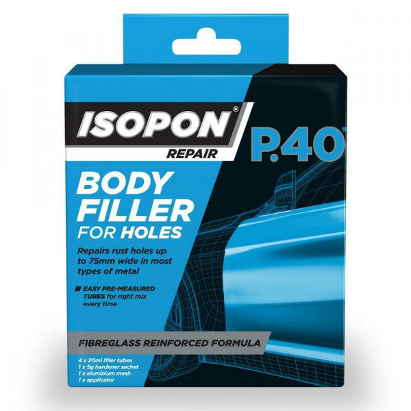 P40 Body Filler For Holes 100 Ml Tube