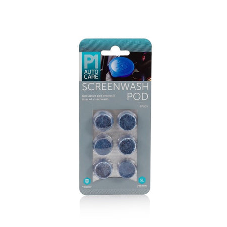 P1 Autocare Screenwash Pod - 6 Pack