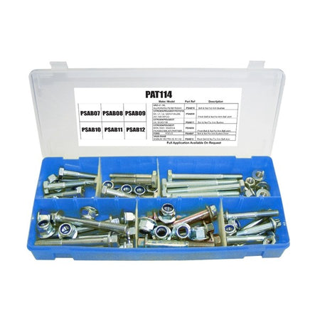 Wishbone Bolts - Assorted PSAB07 To PSAB12