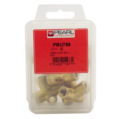 Brake Pipe Tube Nuts - 3 Way Connectors - Pack Of 5