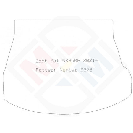 PMA Premium Tailored Boot Mat - Lexus Nx350H 2021- Boot Mat Prem - Non-Returnable