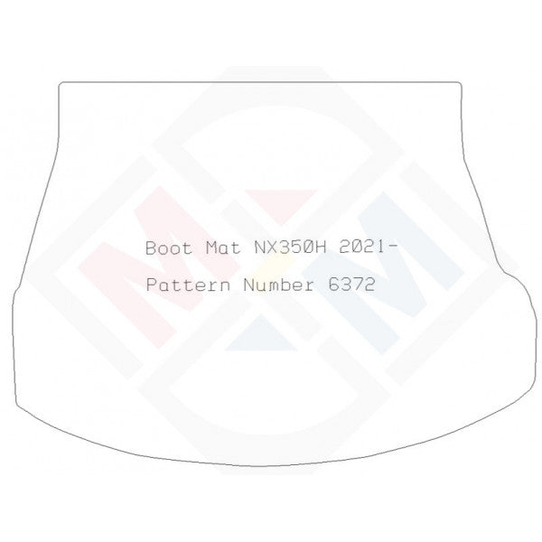 PMA Premium Tailored Boot Mat - Lexus Nx350H 2021- Boot Mat Prem - Non-Returnable