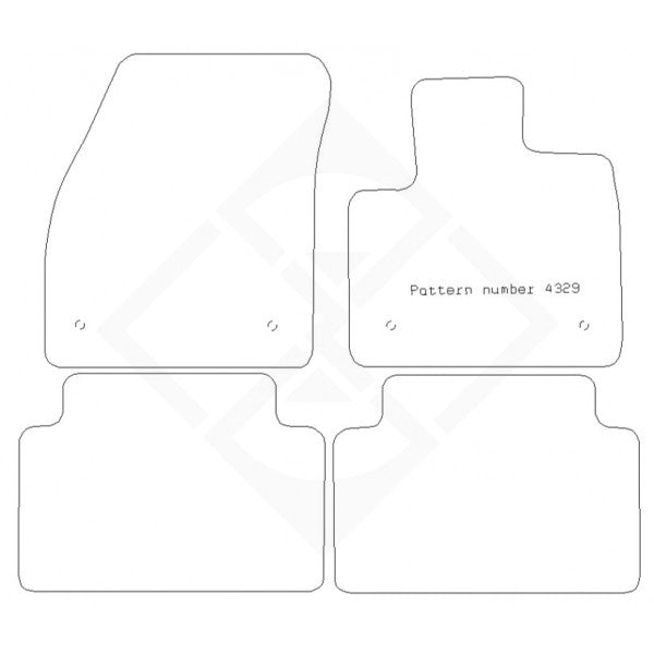 PMA Rubber Tailored Car Mat - Range Rover Evoque 2019- - Non-Returnable