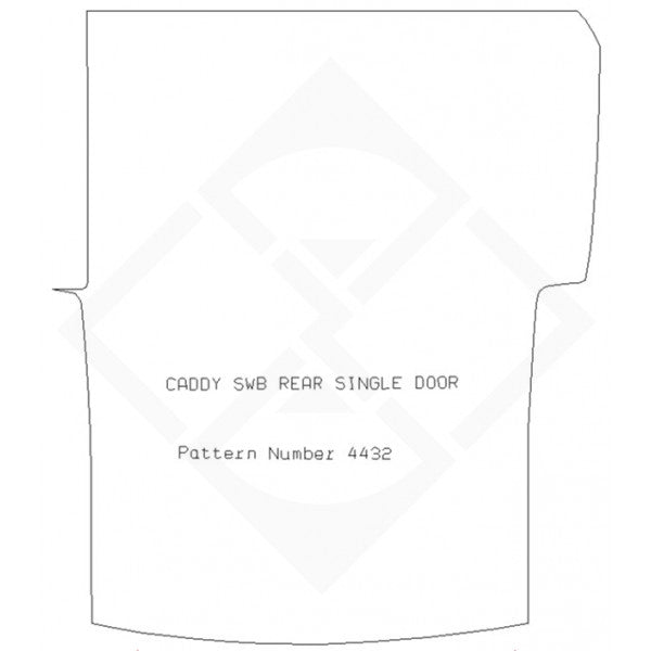 PMA Premium Tailored Car Mat - Vw Caddy Swb Single Door Van Floor 2020- Prem - Non-Returnable