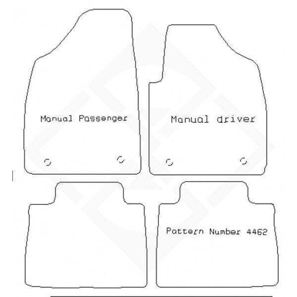 PMA Standard Tailored Car Mat - MG Hs 2019- Manual Transmission - Non-Returnable
