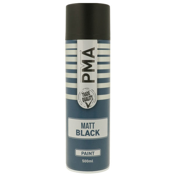 Matt Black Paint Aerosol 500ml