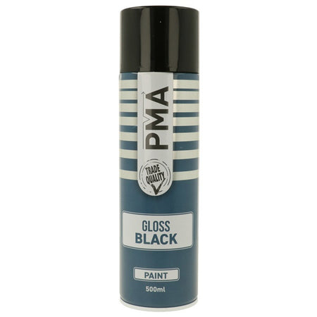 Gloss Black Paint Aerosol 500ml