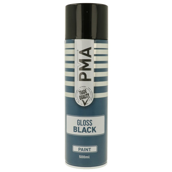 Gloss Black Paint Aerosol 500ml