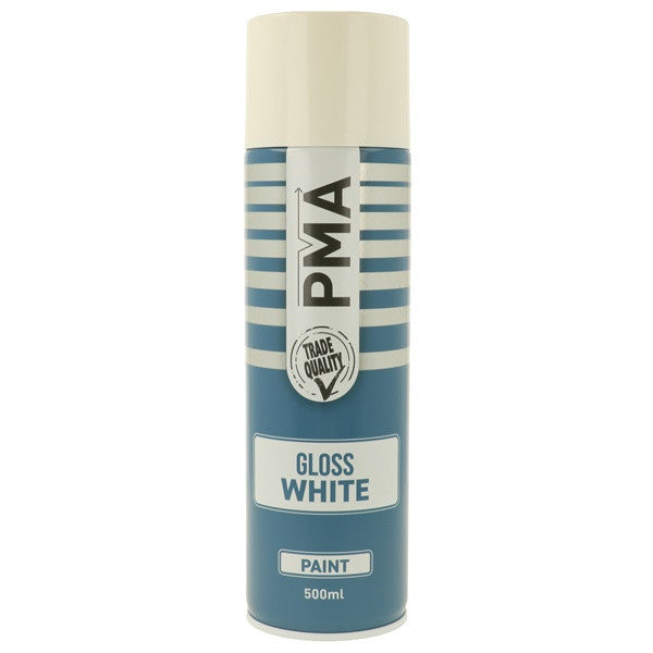 Gloss White Paint Aerosol 500ml