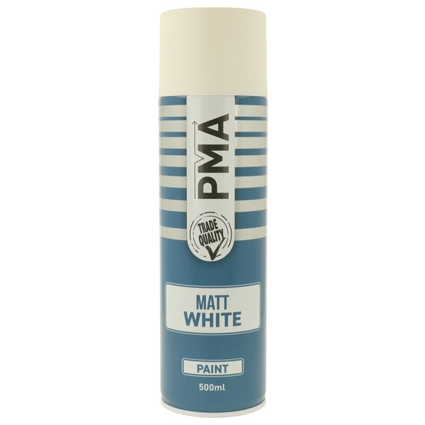 Matt White Paint Aerosol 500ml