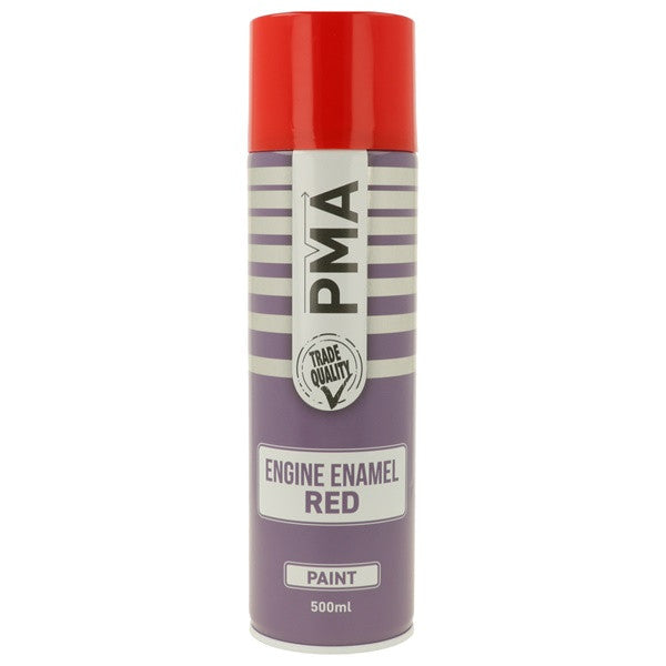 Engine Enamel Paint Red Aerosol 500ml