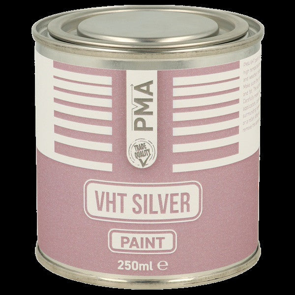 Very High Temperature Paint Silver Brushcan 250ml