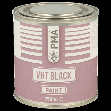 Very High Temperature Paint Black Brushcan 250ml