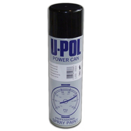 U-Pol Powercan - Satin Black - 500ml