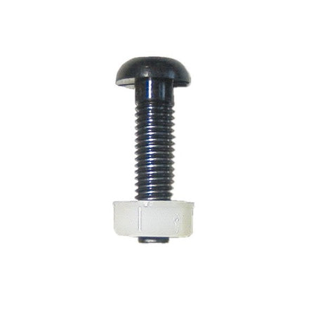 Number Plate Screws & Nuts - Long - Black - Pack of 50