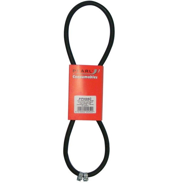 Rubber Fuel Hose & Clips 3/16in. x 1m