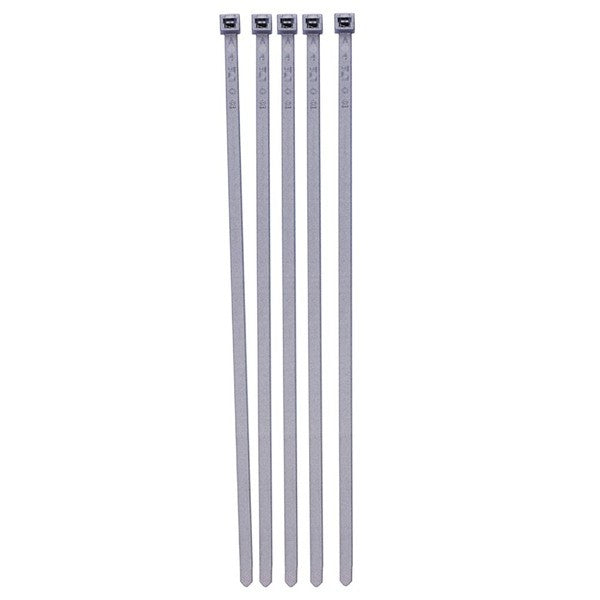 Cable Ties - Wheel Trims - Silver - 380mm x 4.6mm - Pack Of 100