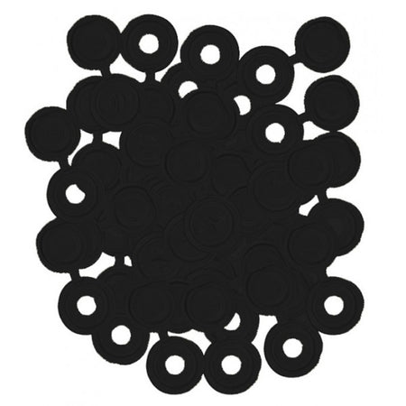 Number Plate Plastic Caps -  Black