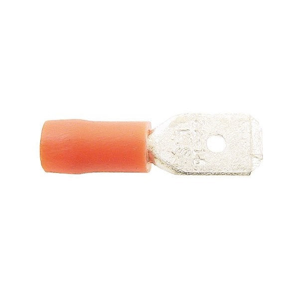 Wiring Connectors - Red - Male Tab - 6.3mm - Pack of 4