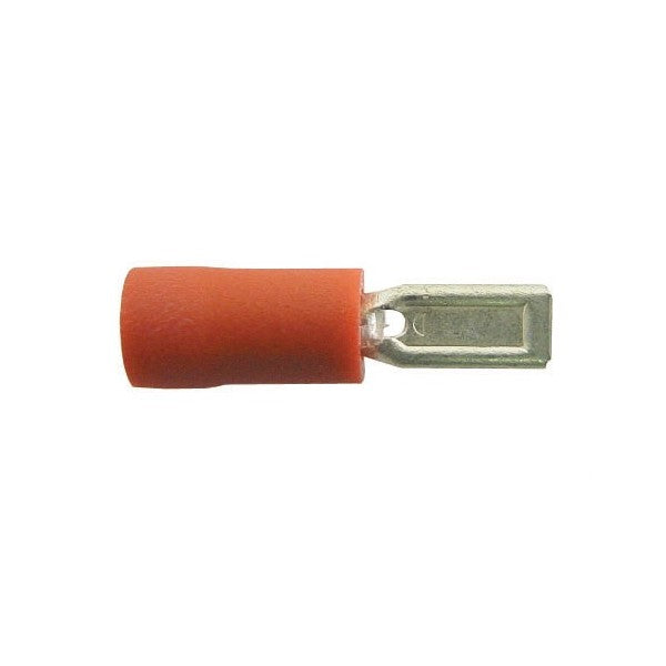 Wiring Connectors - Red - Male Slide-On - 2.8mm - Pack of 4