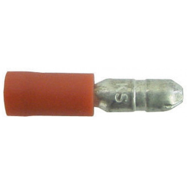 Wiring Connectors - Red - Male Bullet - 4mm - Pack of 3