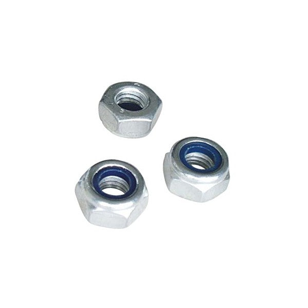 Self Locking Nuts - M8 x 1.25mm Pitch - Pack Of 4